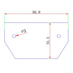 Заглушка ЭРА TR-1PTR-RMP-EC для алюминиевого профиля