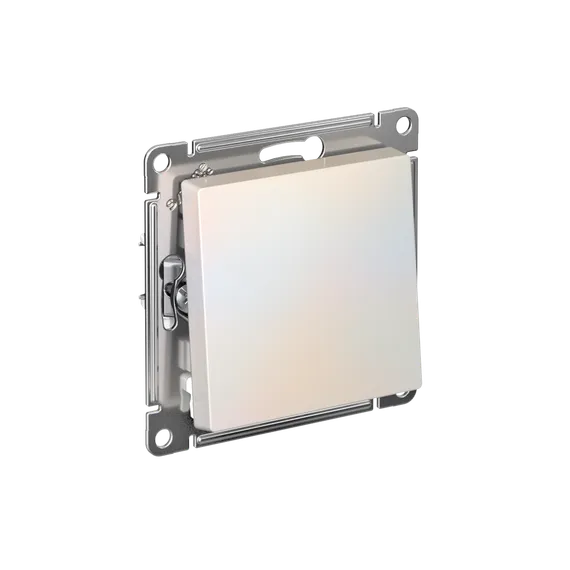 Переключатель перекрестный 1-кл. СП AtlasDesign 10А IP20 (сх. 7) 10AX механизм жемчуж. SE ATN000471
