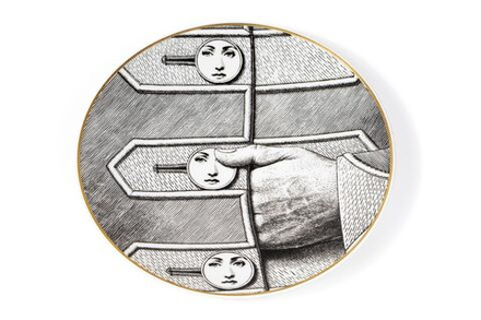 Fornasetti. Коллекционная декоративная тарелка исторической коллекции тарелок «Темы и вариации» №13