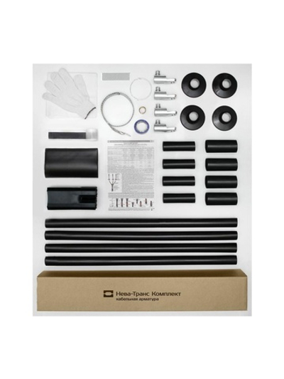 Муфта кабельная концевая наружн. установки 1кВ КНТпН 4х(35-50мм) с болт. наконечн. Нева-Транс Комплект 22020096