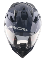 Шлем AXOR X-CROSS DUAL VISOR SC, с визором, цвет синий (S)