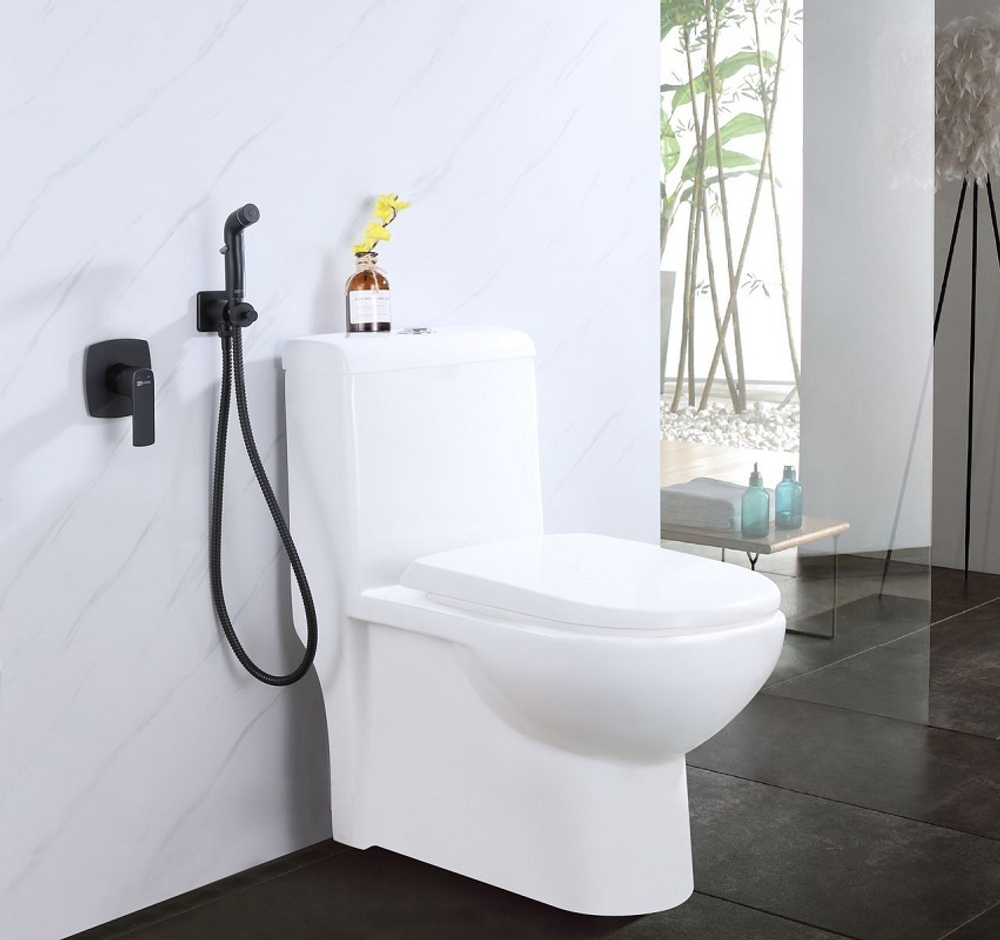 Смеситель с гигиеническим душем Lemark URSUS - LM7219BL