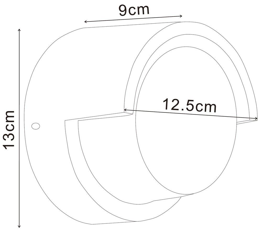 Уличный настенный светильник Arte Lamp