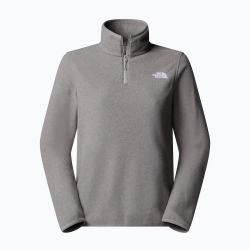 Женская флисовая толстовка The North Face Glacier Fleece 1/4 серая