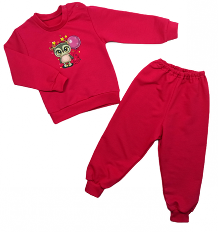 Костюм ясельный 0208/49 малина, наклейка