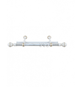 Карниз круглый Legrand Валанс 2-х  рядный 2800 мм