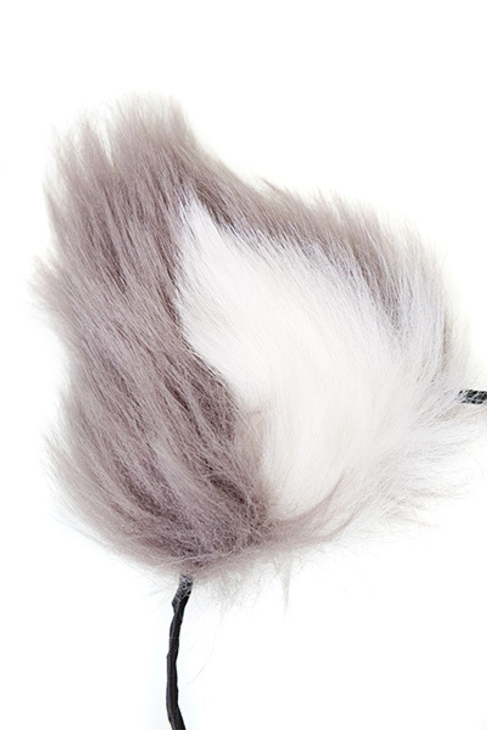 Оригинальный комплект: анальная пробка 5,5см с 2сменными ограничителями и ободок с ушками ToyFa Metal 712030