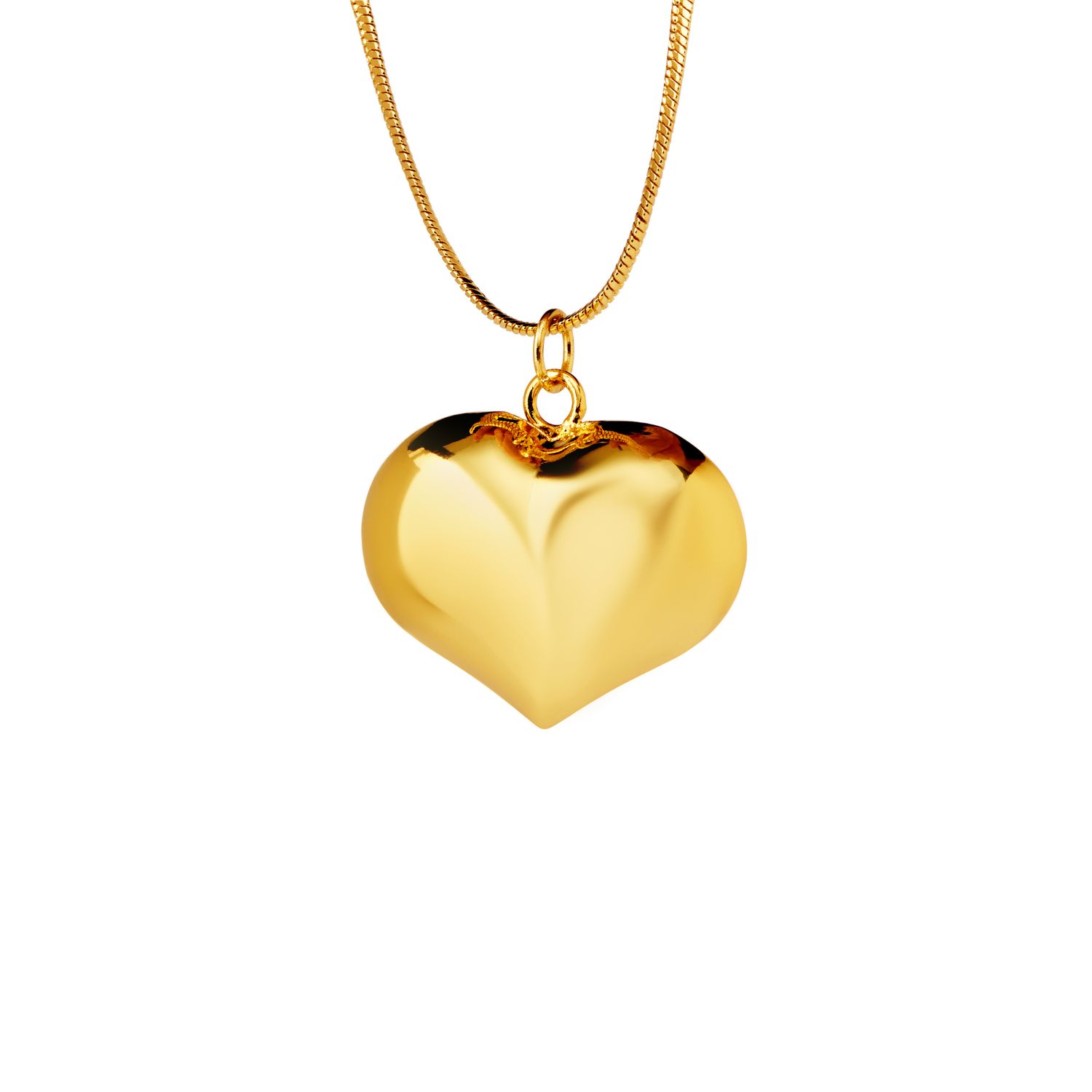 Колье Overflowing Heart Necklace - Gold