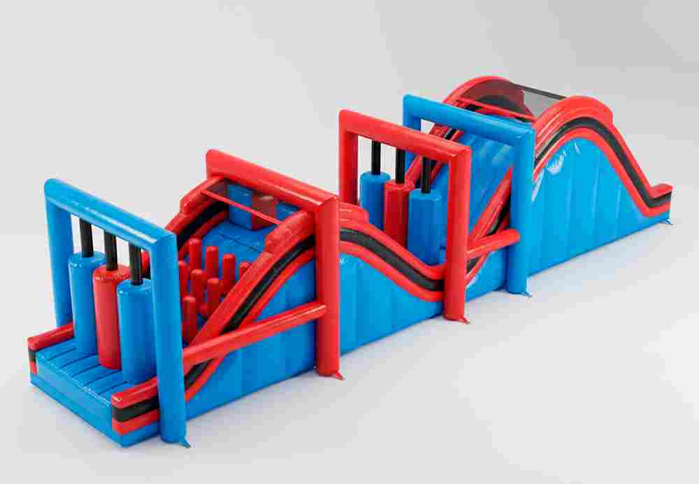 Надувное препятствие (модуль) для полосы препятствий «Приключение», 12×3×4 м