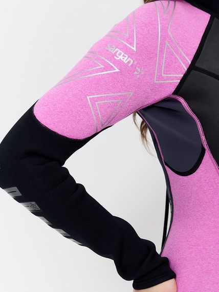 Гидрокостюм Sargan Nero 2.0 Long lady 3 мм черно-фиолетовый