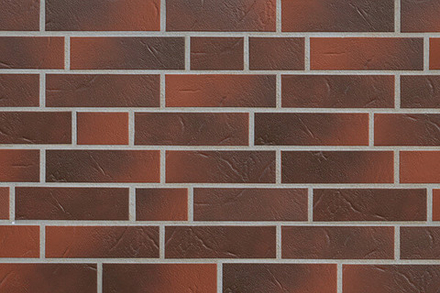 ABC - Rotbunt, struktur, 240х71х8, NF - Клинкерная плитка для фасада и внутренней отделки