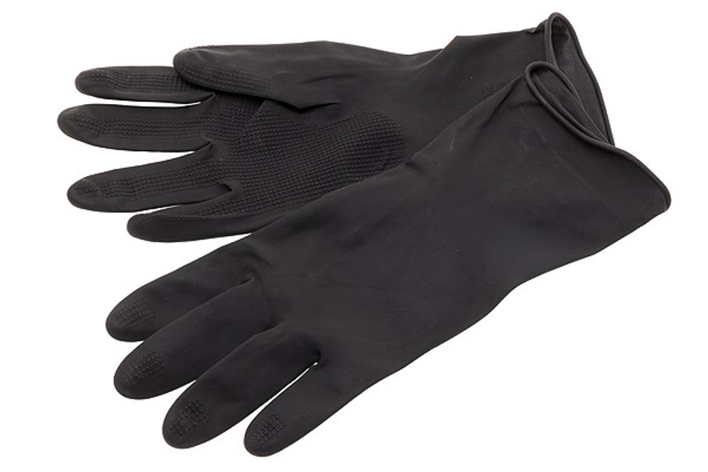 Перчатки латексные рифлёные 2 штуки в упаковке