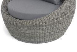 "Барселона" кресло из искусственного ротанга, цвет графит