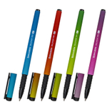Ручка шариковая BRAUBERG SOFT TOUCH GRIP «GRADE NEON», СИНЯЯ, мягкое покрытие, ассорти, узел 0,7 мм, В НАБОРЕ 36 ШТУК.