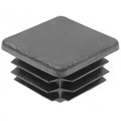 Заглушка для профильной трубы 40х40мм, цвет ЧЕРНЫЙ, 10шт