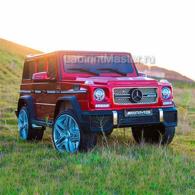 Детский электромобиль "Mercedes-Benz AMG-G 65" красный