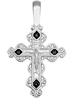 Крест из серебра/Чернение