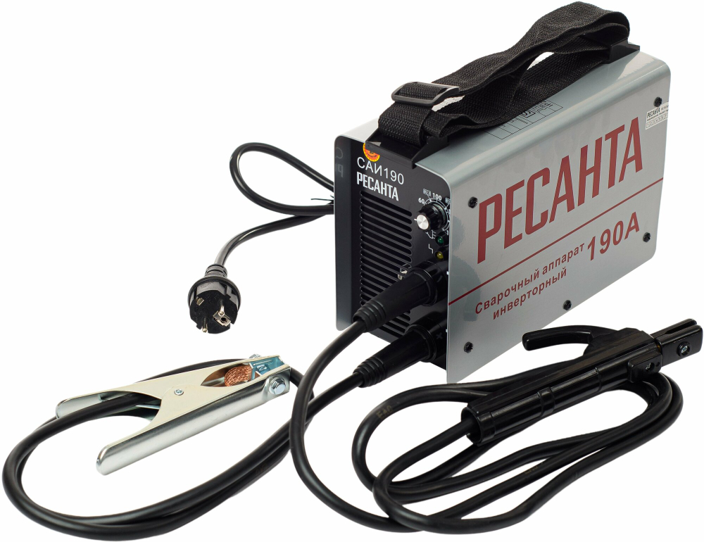 Сварочный аппарат инверторный Ресанта САИ-190 (ММА, 190 А, ПВ - 70%)
