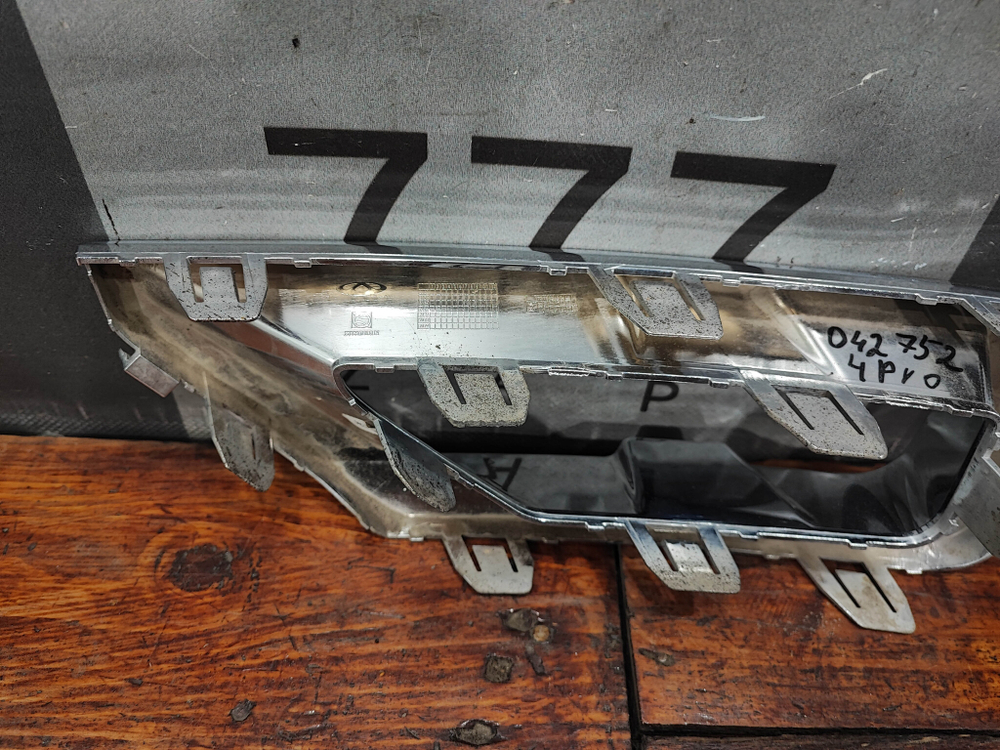 Накладка заднего бампера левая Chery Tiggo 4 Pro Б/У Оригинал 602001276AA