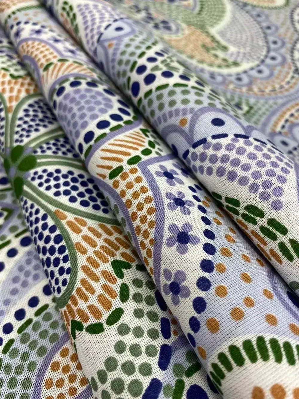 Наволочка комплект 2шт перкаль Сказка "Бисер" 45х45 см на молнии