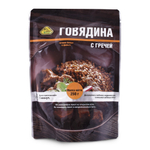 Готовое блюдо "Говядина с гречей" 250 гр (Деревня Потанино) 4шт*250г, 1кг