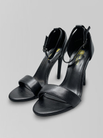 Босоножки Bai Sen Y275-3 однотонные на шпильке с застежкой по ноге