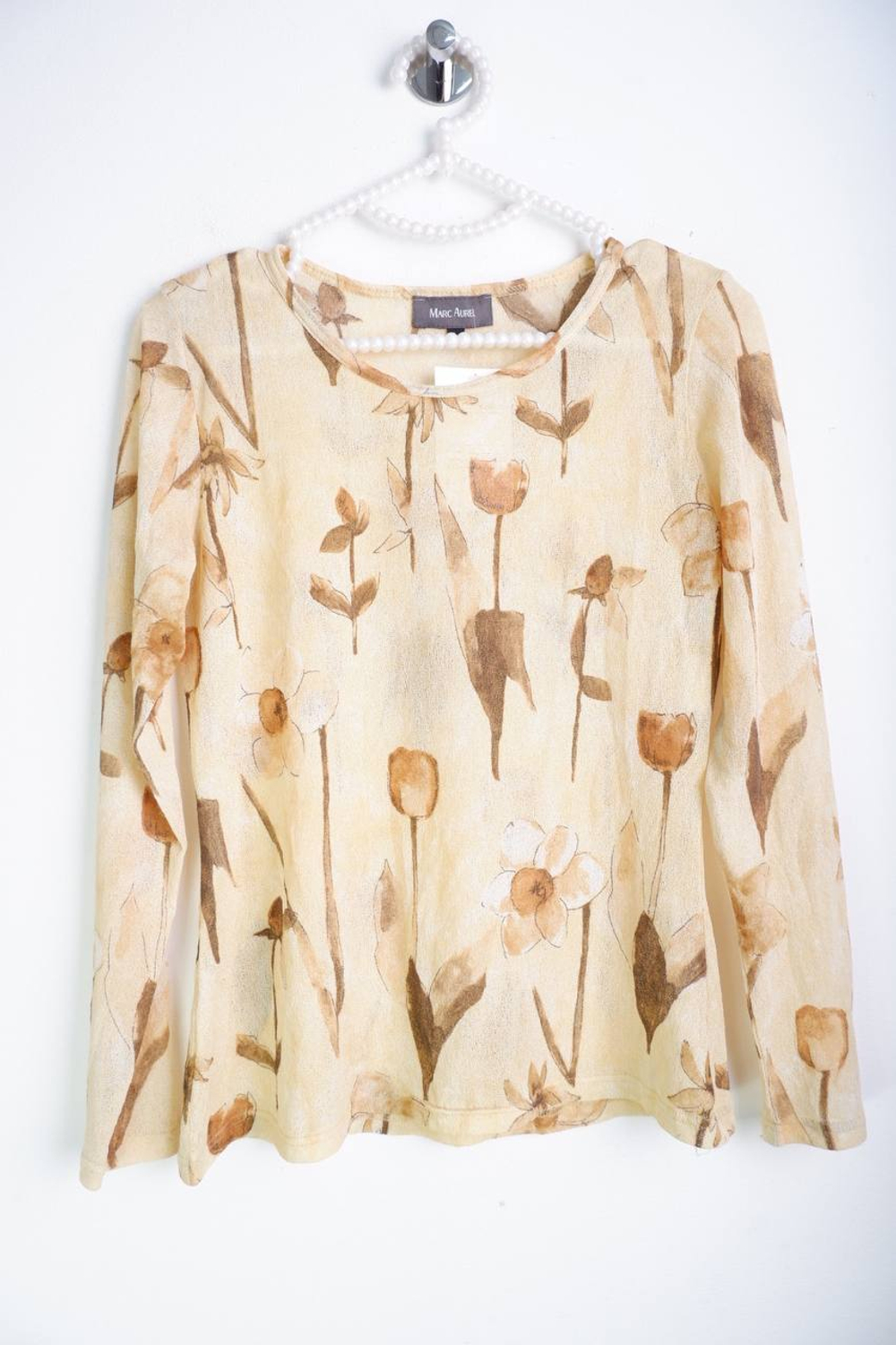 Блузка Marc Aurel лаконичная, маркировка L, визуально на 48 размер