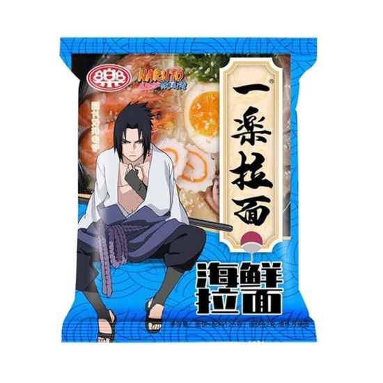 Лапша быстрого приготовления Naruto со вкусом морепродуктов 125гр. (Китай)