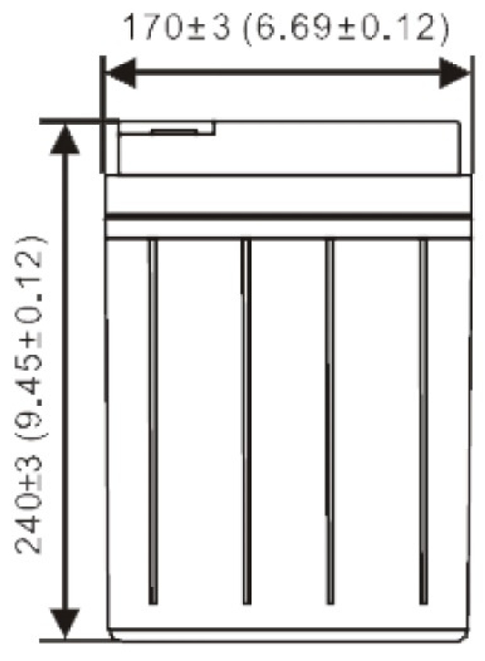 Аккумулятор WBR MBG 150-12