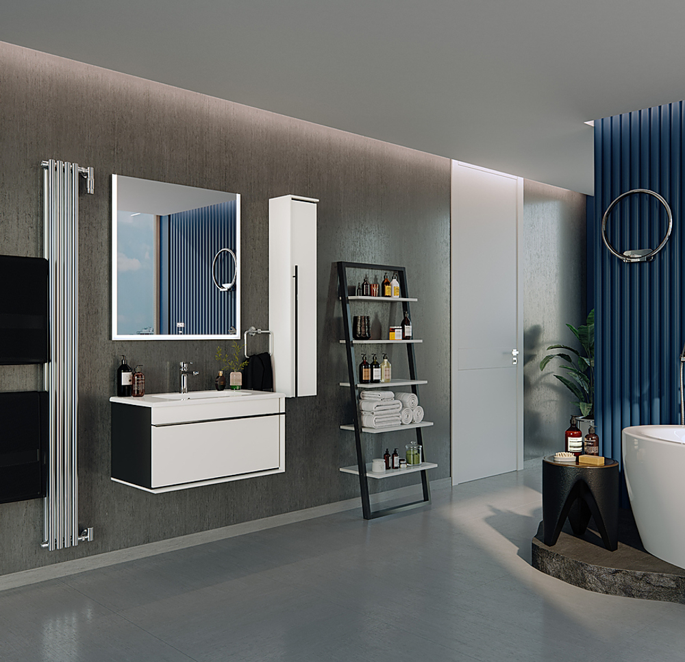 Тумба под раковину Roca ANETO 800 подвесная, белый (7.8574.3.080.6)