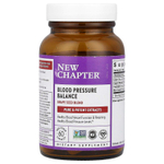 New Chapter, Blood Pressure Balance, смесь виноградных косточек, 60 веганских капсул