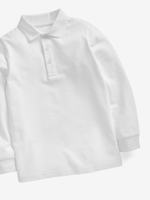 Поло с длинным рукам для мальчика Next 968-394, 2 шт., Белый