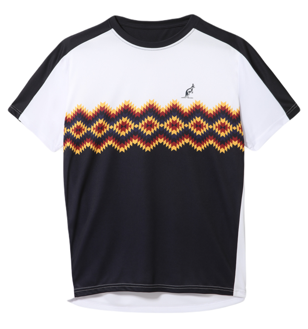 Теннисная футболка Australian T-Shirt Ethnic Ace - Multikolor