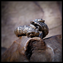 Кольцо "Золотое руно" литье художественное , латунь