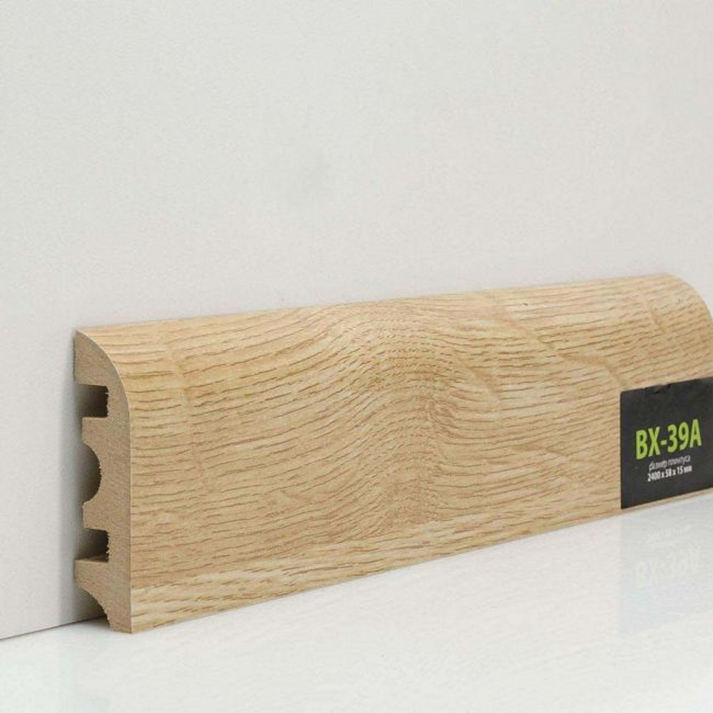 Плинтус напольный FloorWay ВХ-39А Дуб беленый