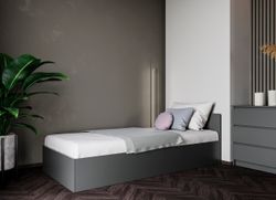 МС Мори Кровать КРМ 900.1/2 Графит, ДСВ Мебель