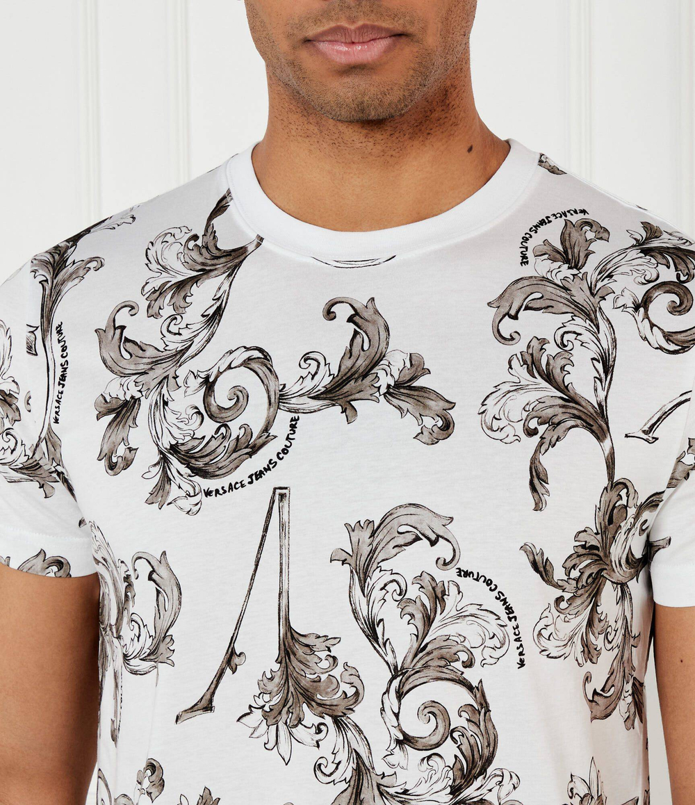 Футболка Versace Jeans Couture - белый(78GAH6S0JS458)