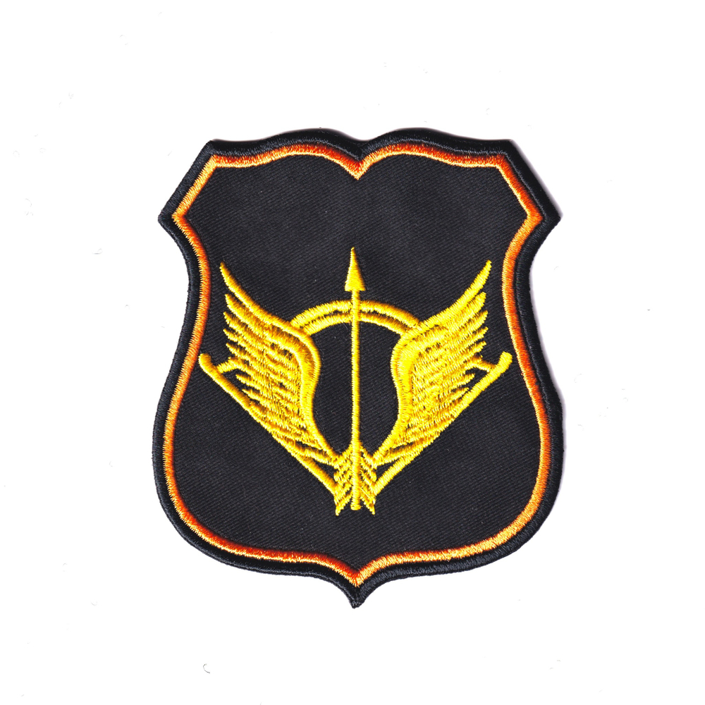 Нашивка ( Шеврон / Патч / Patch ) Тактическая ССО ( Силы Специальных Операций РФ ) Парадная Черная Шелк | ATRIBUTICASTORE.RU
