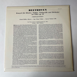 Винтажная виниловая пластинка LP Бетховен Beethoven Konzert Fur Klavier, Violine, Violoncello Und Orchester In C-Dur, Op. 56 Tripelkonzert (Германия 1975)