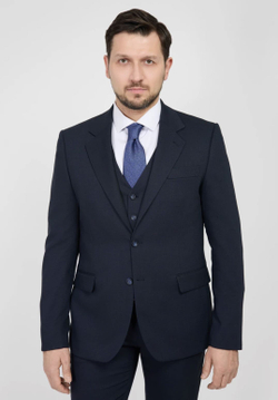 Мужской классический костюм (синий) В94