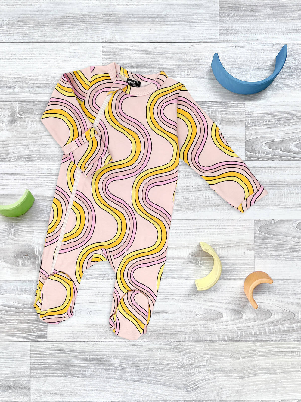Комбинезон Mjölk Sleep and Play Радуга