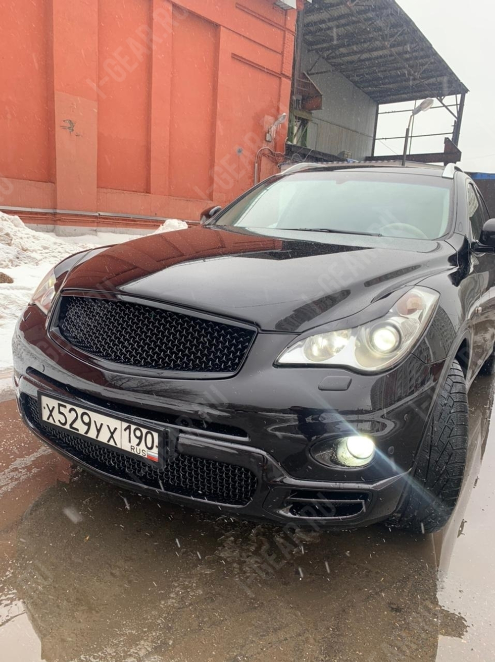Реснички на фары Infiniti QX50, EX35, EX37, EX25