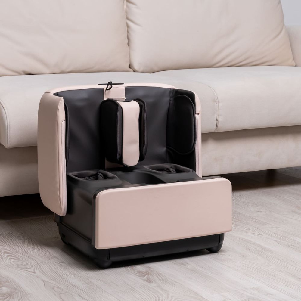 GESS PUF массажер для ног серый бежевый