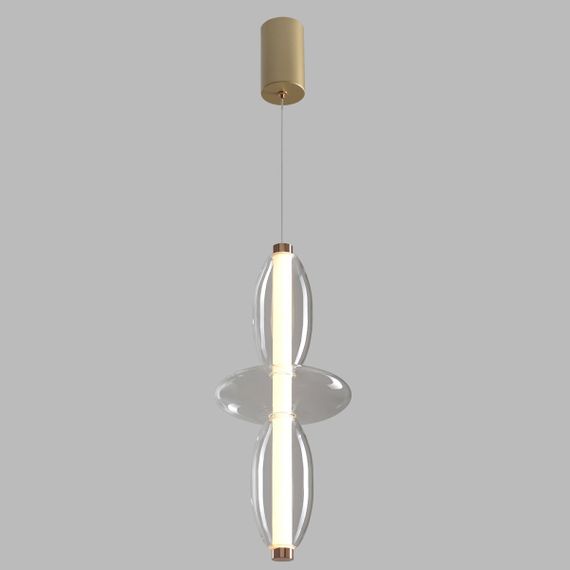 Подвесной светодиодный светильник Crystal Lux Quasar SP14W Led Transparent