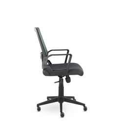 Кресло М-807 Квадро/Kvadro blackPL Ср NET72/E72-к (серый)