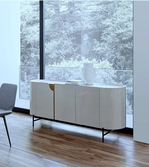 Комод 9686 180х80 см, серый глянец