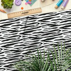 Ткань оксфорд 600 мелкая зебра