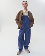 Denim Loose Fit Overall Blue