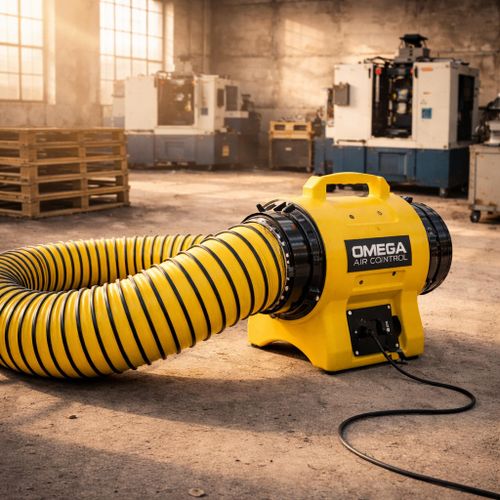 Вентилятор переносной строительный BL 4800 Omega Air Control - [20 см / 750 куб. в час]