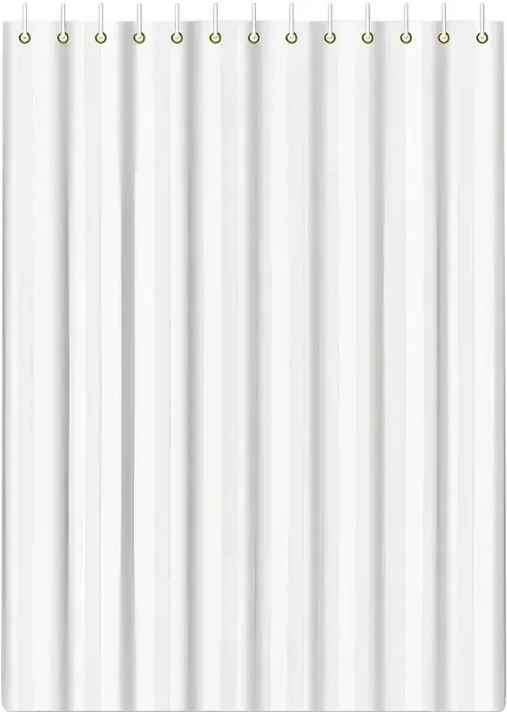 Штора для ванной 180*180"Листопад» цв.белый